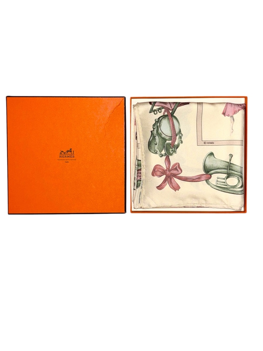 Vintage Hermès La Danse Silk Scarf 90 Ballet Ballerina Carré w/ Box - Picture 14 of 16